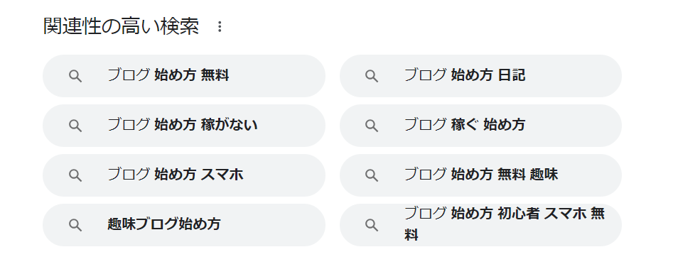 関連キーワード例